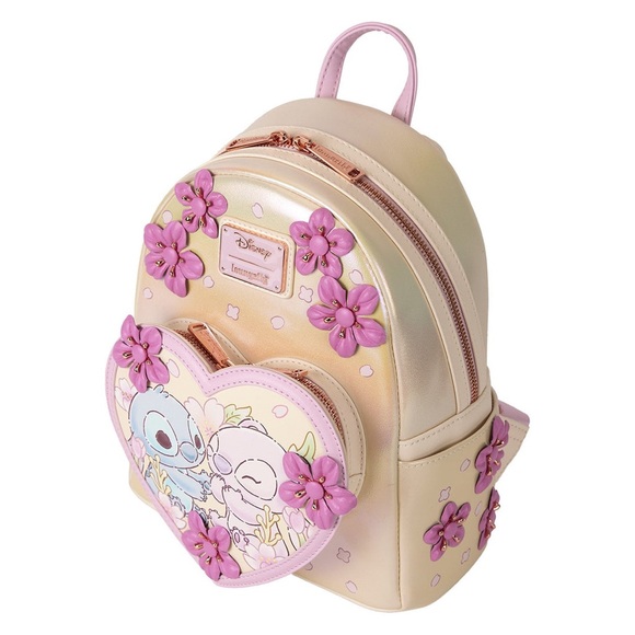Loungefly Backpack Stitch & Angel Cherry Blossom - Picture 3 of 5
